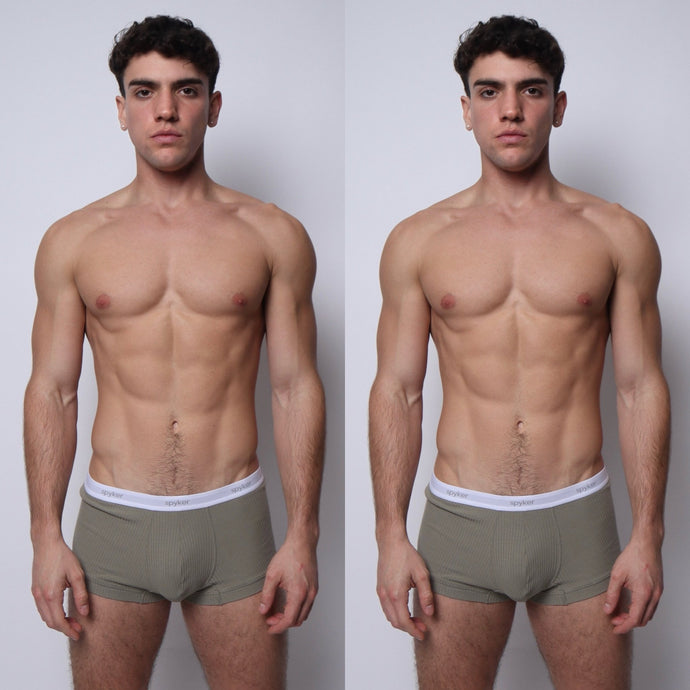 2 pack boxer sage - spyker studio